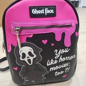 Ghost Face Pink and Black Backpack